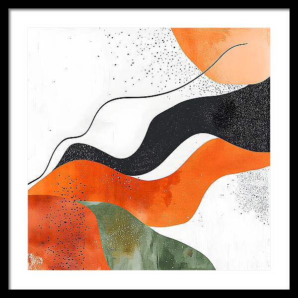 Contours in Flux - Framed Print