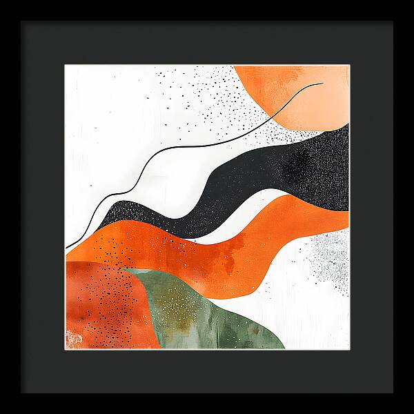 Contours in Flux - Framed Print