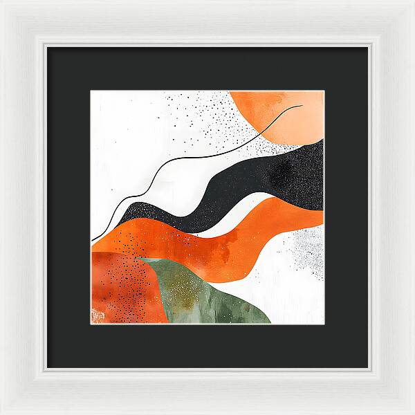 Contours in Flux - Framed Print