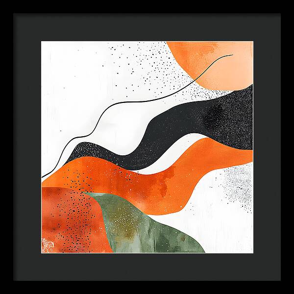 Contours in Flux - Framed Print