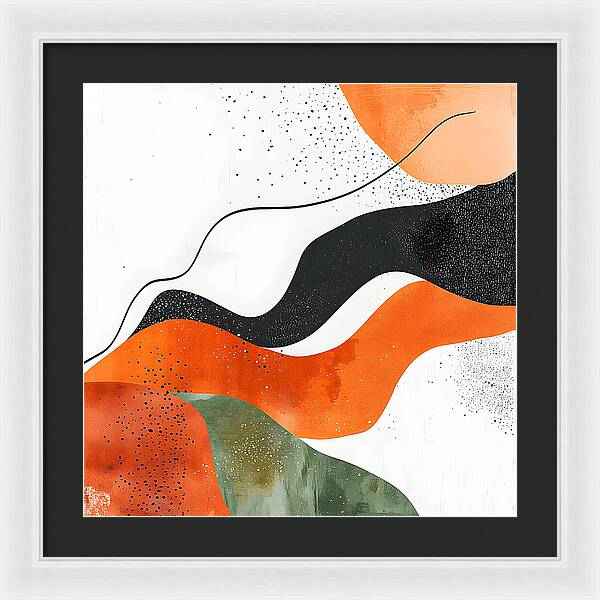 Contours in Flux - Framed Print