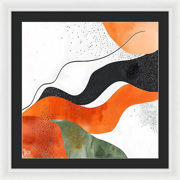 Contours in Flux - Framed Print