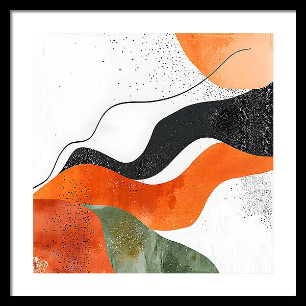 Contours in Flux - Framed Print