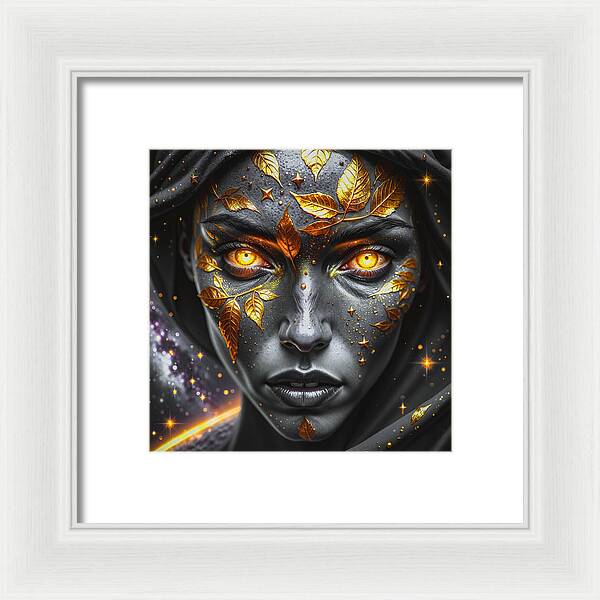 Cosmic Divinity Dark - Framed Print