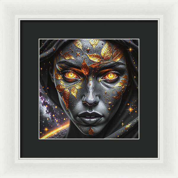 Cosmic Divinity Dark - Framed Print