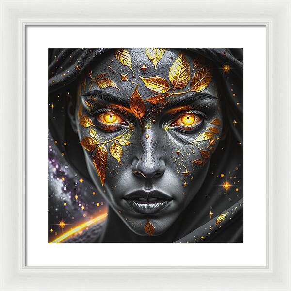 Cosmic Divinity Dark - Framed Print