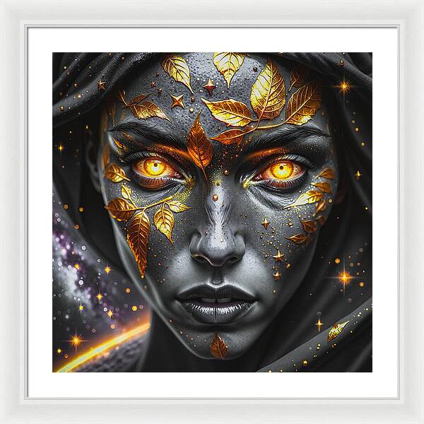 Cosmic Divinity Dark - Framed Print