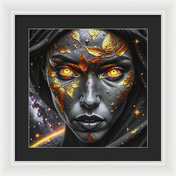 Cosmic Divinity Dark - Framed Print