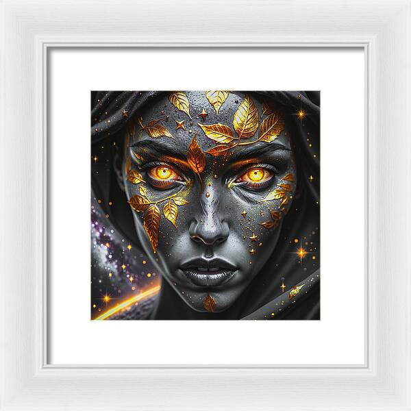 Cosmic Divinity Dark - Framed Print