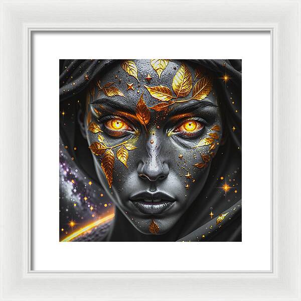 Cosmic Divinity Dark - Framed Print