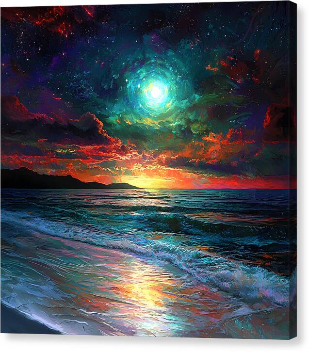 Cosmic Sunset - Canvas Print