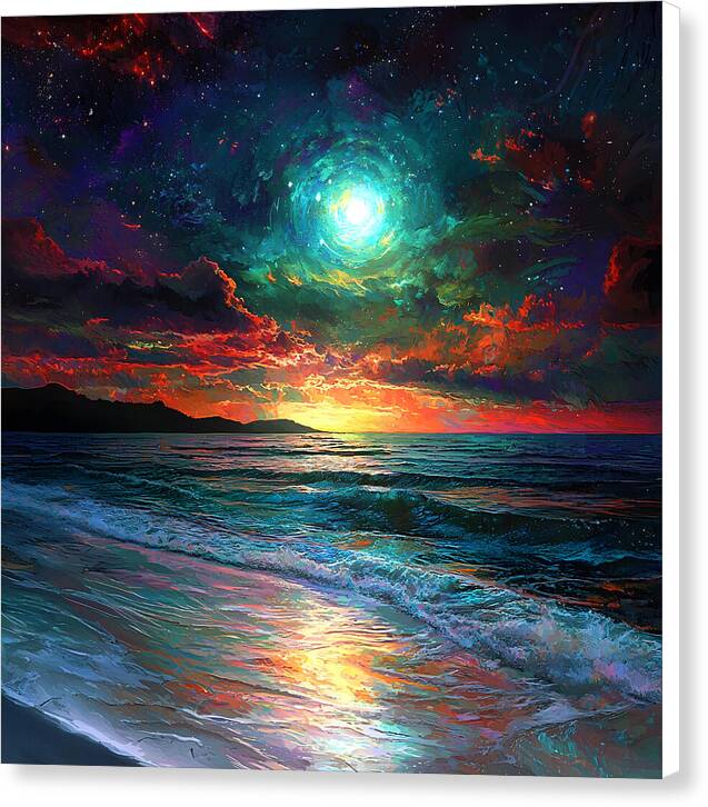 Cosmic Sunset - Canvas Print