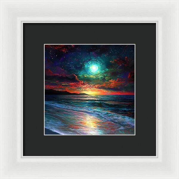 Cosmic Sunset - Framed Print