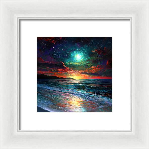 Cosmic Sunset - Framed Print