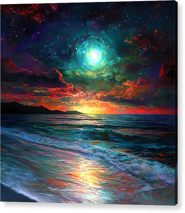 Cosmic Sunset - Acrylic Print