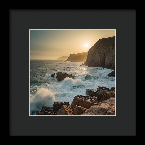 Crashing Calm - Framed Print