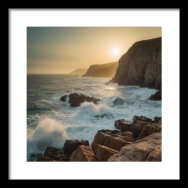 Crashing Calm - Framed Print