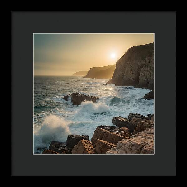 Crashing Calm - Framed Print