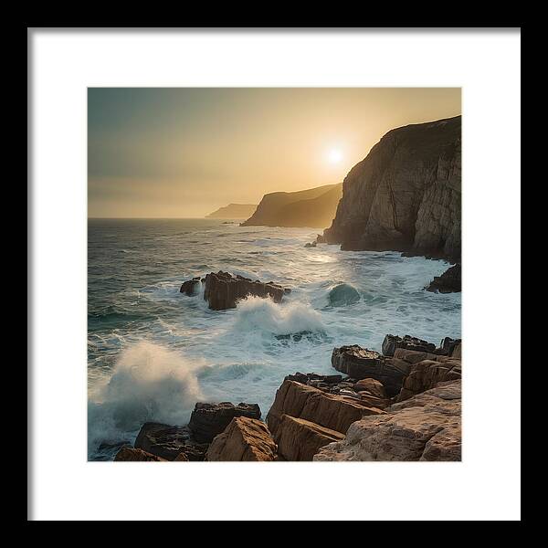 Crashing Calm - Framed Print