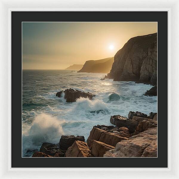 Crashing Calm - Framed Print