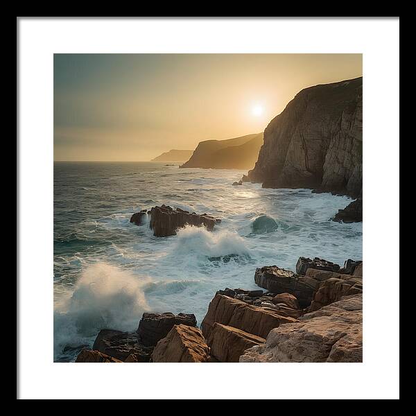 Crashing Calm - Framed Print