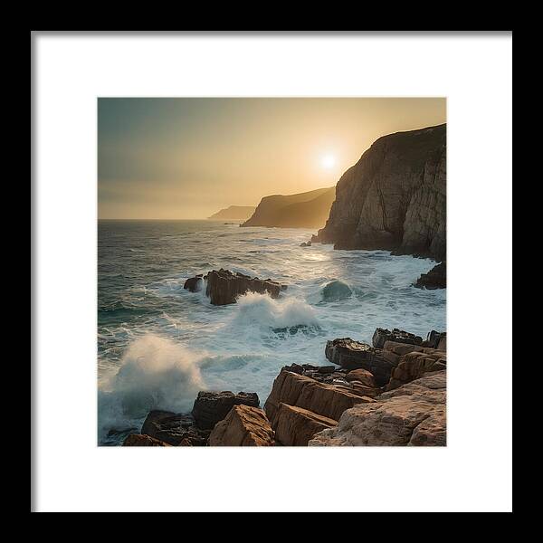 Crashing Calm - Framed Print