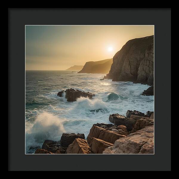 Crashing Calm - Framed Print