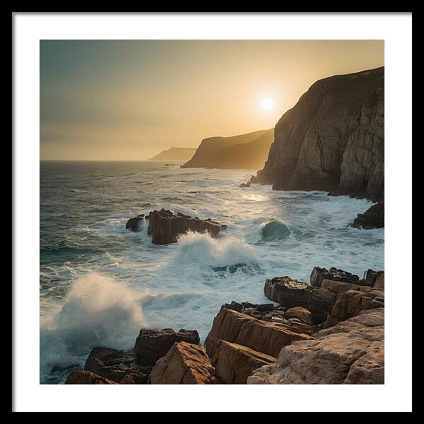 Crashing Calm - Framed Print