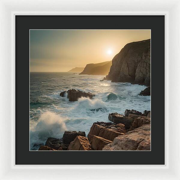 Crashing Calm - Framed Print