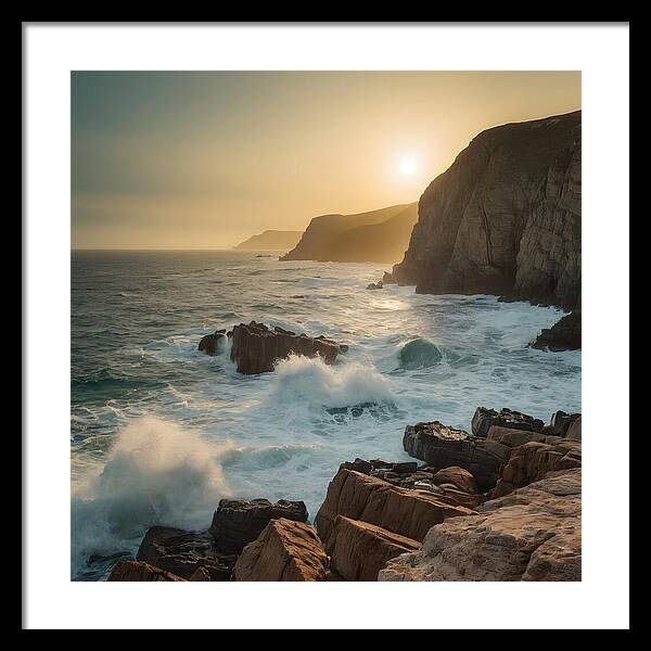 Crashing Calm - Framed Print