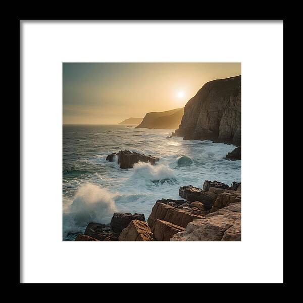 Crashing Calm - Framed Print