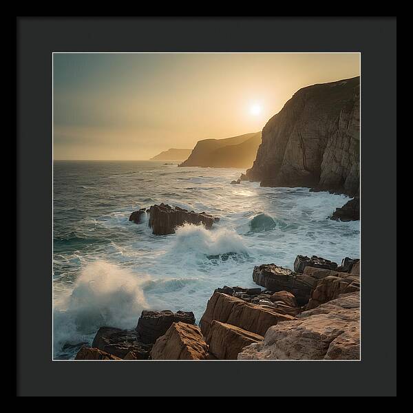 Crashing Calm - Framed Print