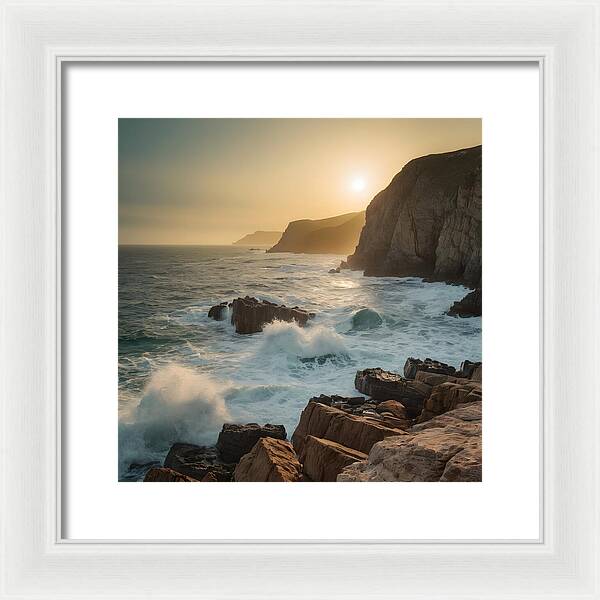 Crashing Calm - Framed Print