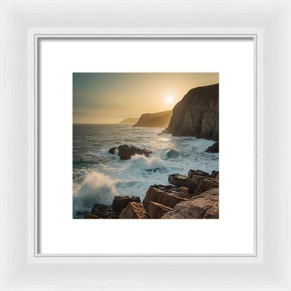 Crashing Calm - Framed Print