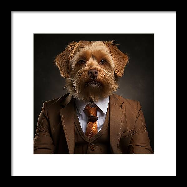 Dapper Paws - Framed Print