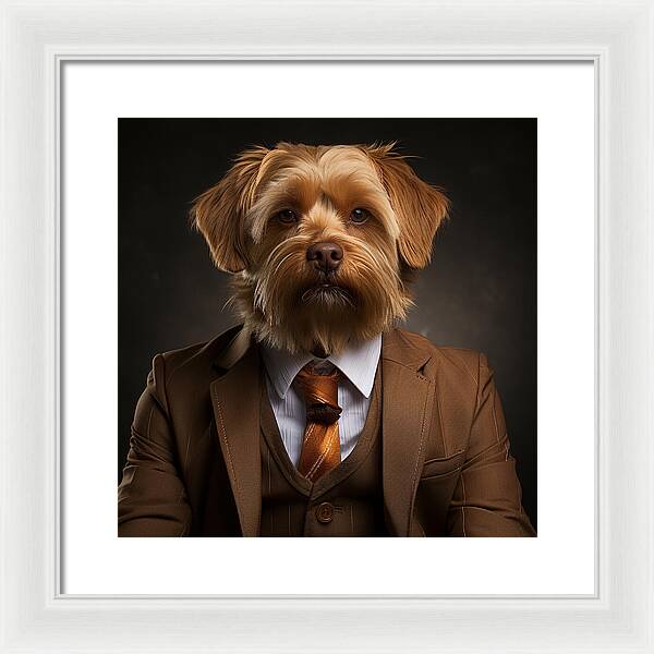 Dapper Paws - Framed Print