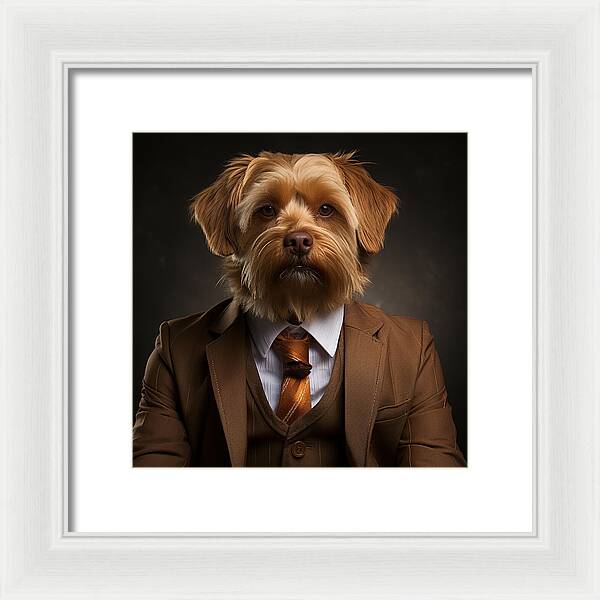 Dapper Paws - Framed Print