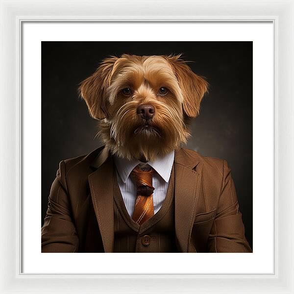 Dapper Paws - Framed Print