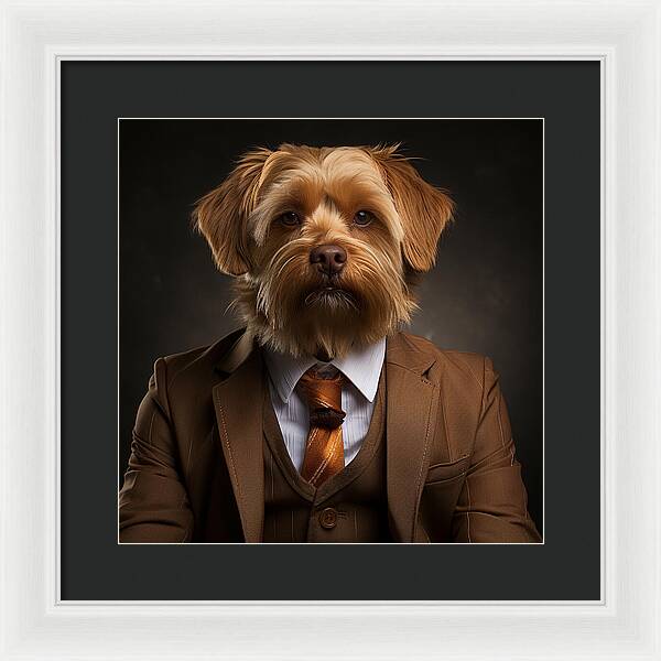 Dapper Paws - Framed Print