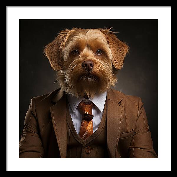 Dapper Paws - Framed Print