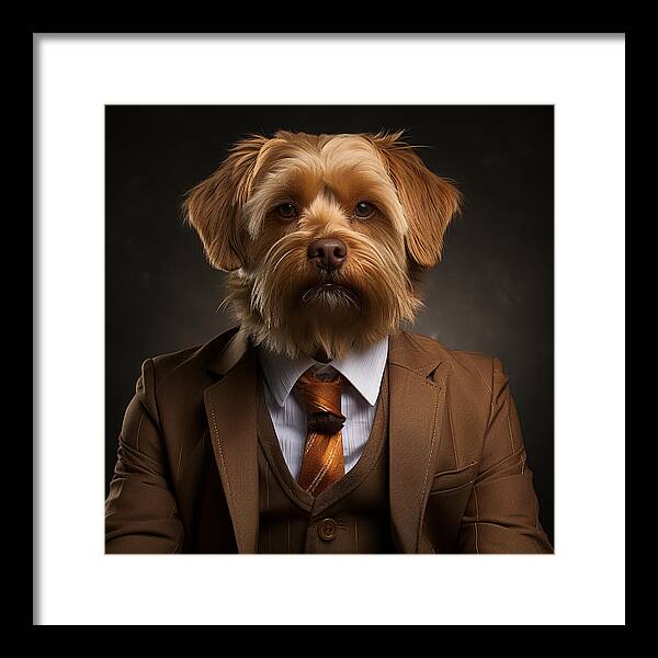 Dapper Paws - Framed Print