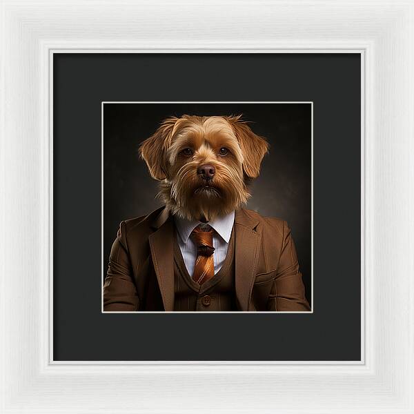 Dapper Paws - Framed Print