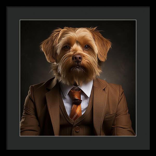 Dapper Paws - Framed Print