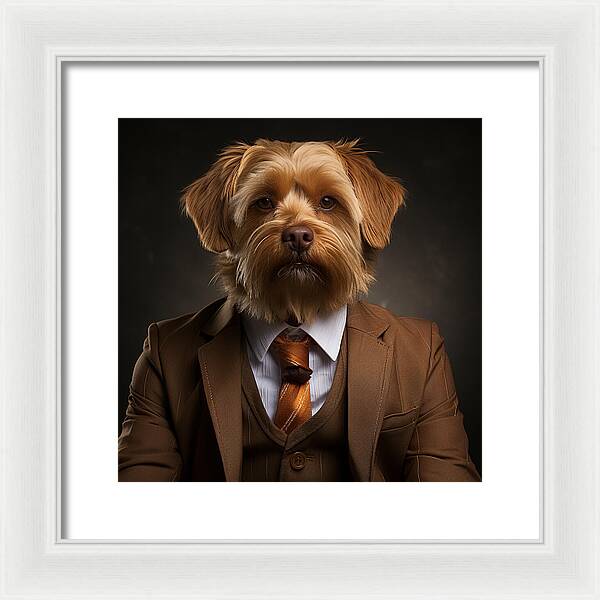 Dapper Paws - Framed Print