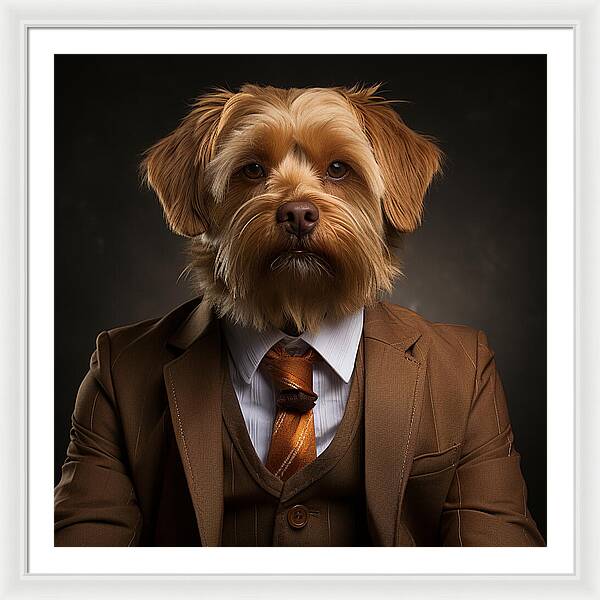 Dapper Paws - Framed Print