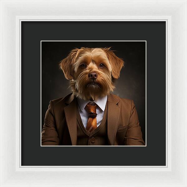 Dapper Paws - Framed Print