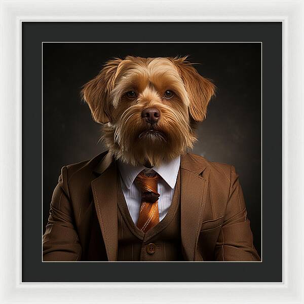 Dapper Paws - Framed Print