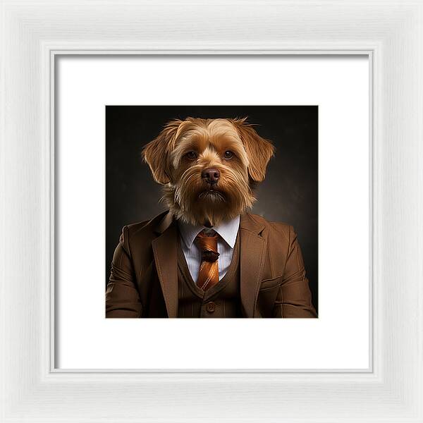 Dapper Paws - Framed Print