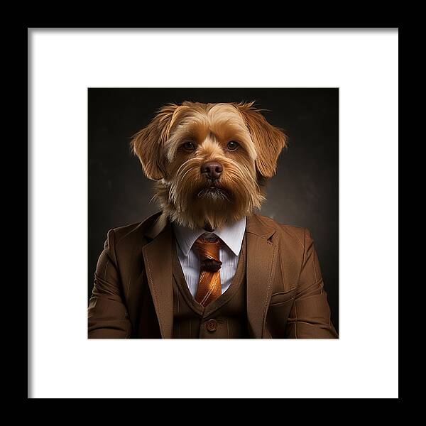 Dapper Paws - Framed Print