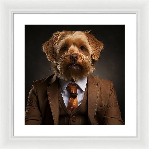 Dapper Paws - Framed Print